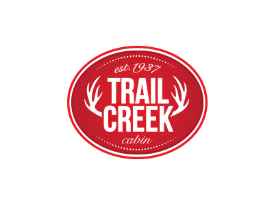 Trail Creek Cabin logo bebas dining elk horns idaho snell roundhand sun valley
