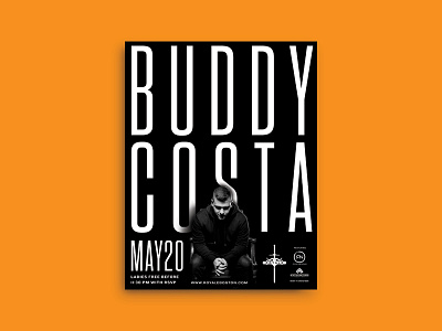 Buddy Costa branding design poster type typography