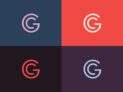 GC Monogram design graphic icon illustration logo texture type typography ui ux vector