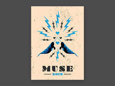 MUSE design graphic illustration poster texture type typography vector