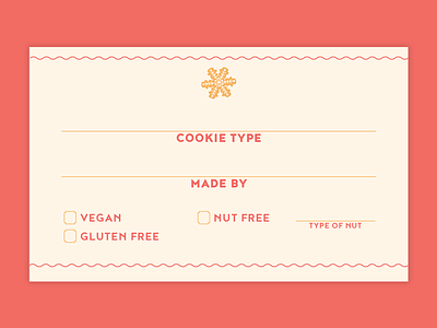 Cookie Swap! christmas cookie swap cookies festive gift illustrator tag