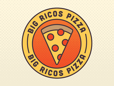 Big Rico's Pizza illustration illustrator night vale pizza snack welcome to night vale
