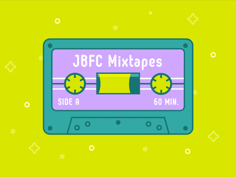 Mixtapes after effects bright cassette gif illustration mixtape motion graphics retro