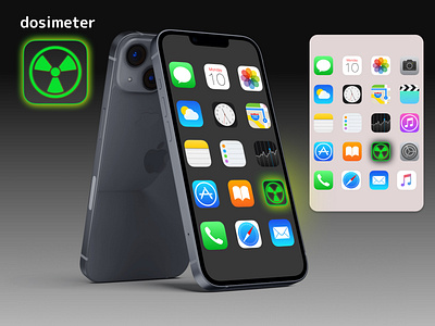 #Daily UI 005 #DailyUI005 Personal dosimeter app