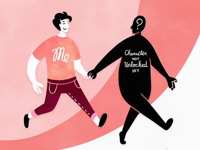 Character not unlocked yet design dribbble graphic graphic design illustration love valentine valentinesday