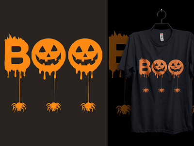 Halloween T-shirt design || Boo || Scary || Horror