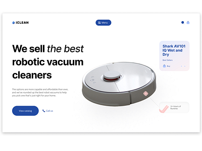 iClean minimalistic landing page concept ecommerce figma landing product page ui ux webdesign website