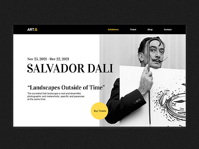 Exhibition - web design