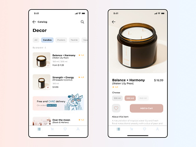 Home decor e-commerce app