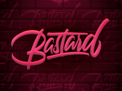 Bastard - Hand Lettering