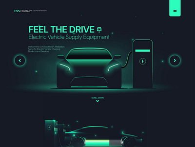 UI Design Electric Cars branding ui