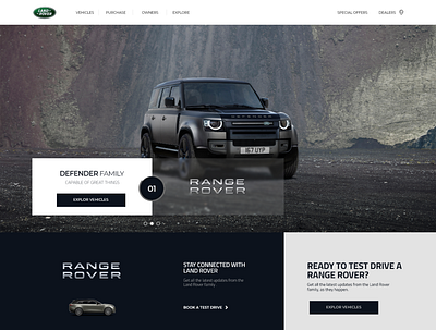 UI DESIGN #RANGROVER