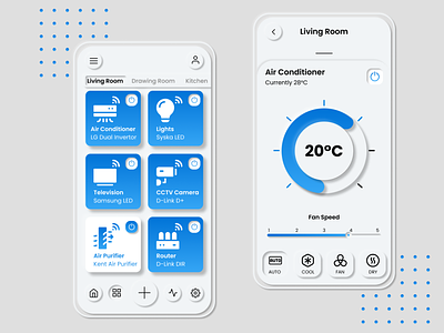 Temperature Control Mobile App Design
