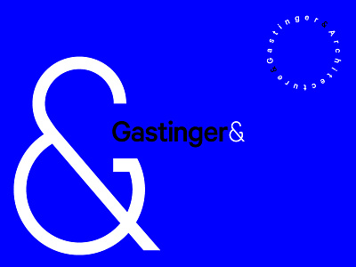 G + & = ampersand architecture brand custom design letterforms type typography