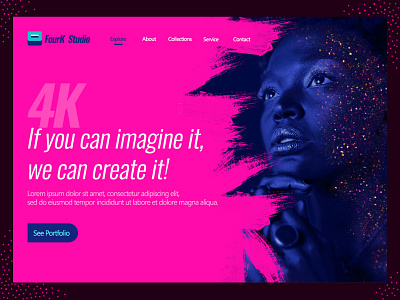 FourK Studio Web Landing Page