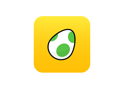 Yoshi App Icon app app icon daily ui mario nintendo ui yoshi