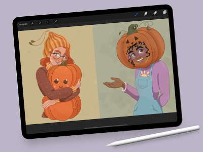 Digital characters book illustration design character digital illustration kids illustration procreate
