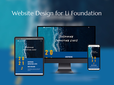 Website Design Portfolio for Lifoundationsg.com branding logo ui ux web webdesign website design