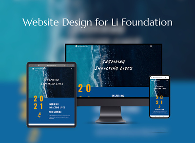 Website Design Portfolio for Lifoundationsg.com branding logo ui ux web webdesign website design