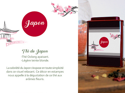 Tea packaging country - japan adobe illustrator branding japan japanese culture packagedesign productdesign