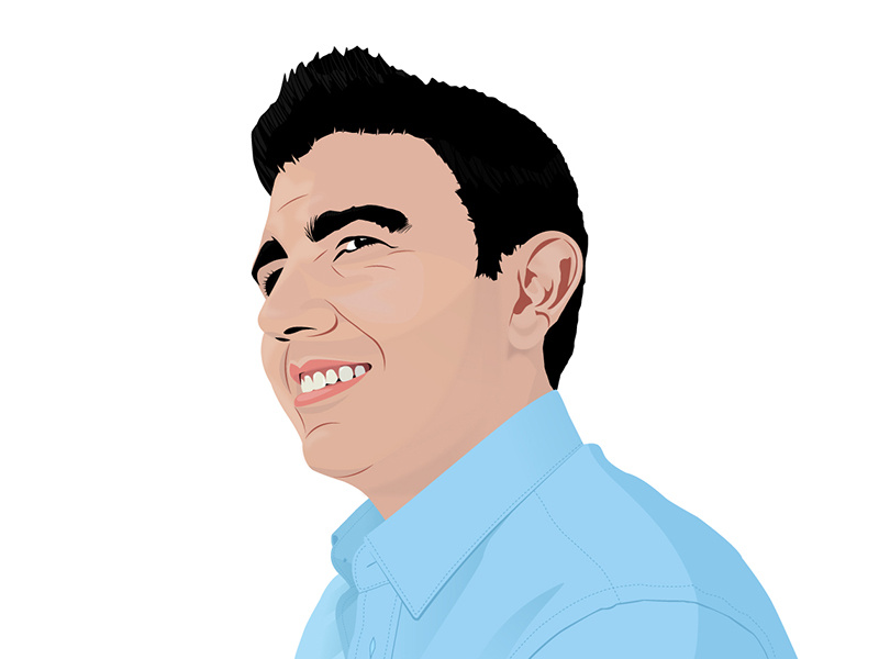 Self-Portrait vector self-portrait illustration