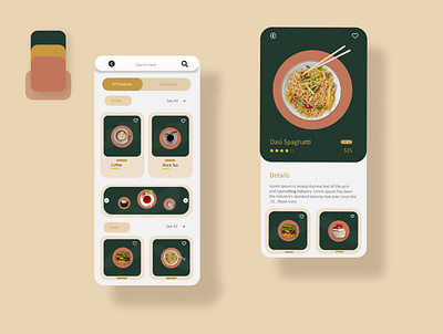 Food Delivery App app design illustration ui ux