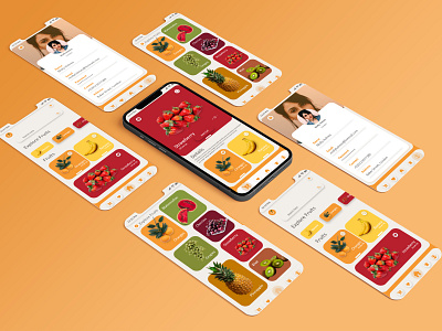 Food App app branding design graphic design icon illustration typography ui ux