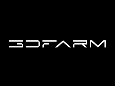 3DFarm Logo brand identity branding branding design design graphic design illustrator logo
