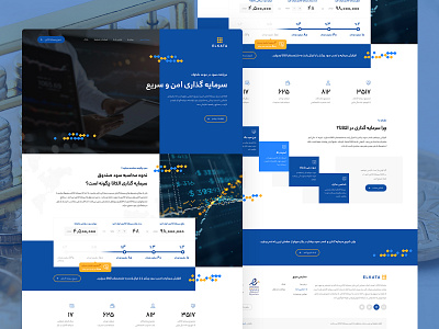 Elkata finance interface investment landingpage theme ui uidesign ux web webdesign website design