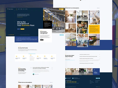 Ultimate Epoxy flooring branding clean design interface landing page minimal modern photoshop site design theme trend ui uidesign ux uxdesign web webdesign webinterface website