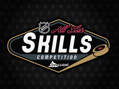 NHL All-Star Skills Competition - Las Vegas 2018 all star concept logo nhl