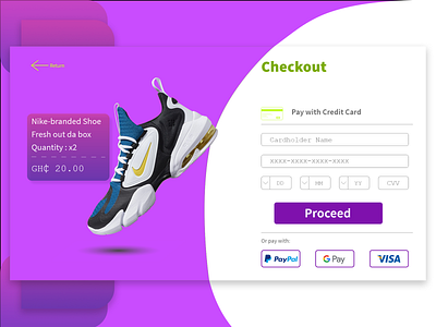 DailyUI #002: Checkout Interface