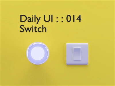 Daily UI : : 015 [On/Off switch] bulb daily ui 015 dailyui design light minimal onoffswitch switch