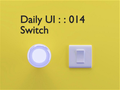 Daily UI : : 015 [On/Off switch]