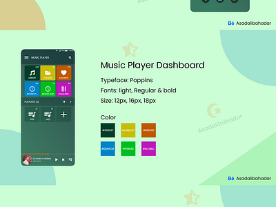 Music player UI design