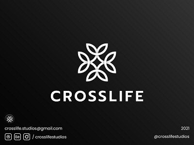 Crosslife Logo branding business clean concept concepts creative cross crosslife design graphic design icon identity branding identity design logo logodesign web