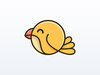 Coin + Chick Logo Design