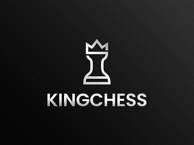 Kingchess board game branding business chess clean concept creative crosslife crown design elegant game graphic design illustration king logo strategy