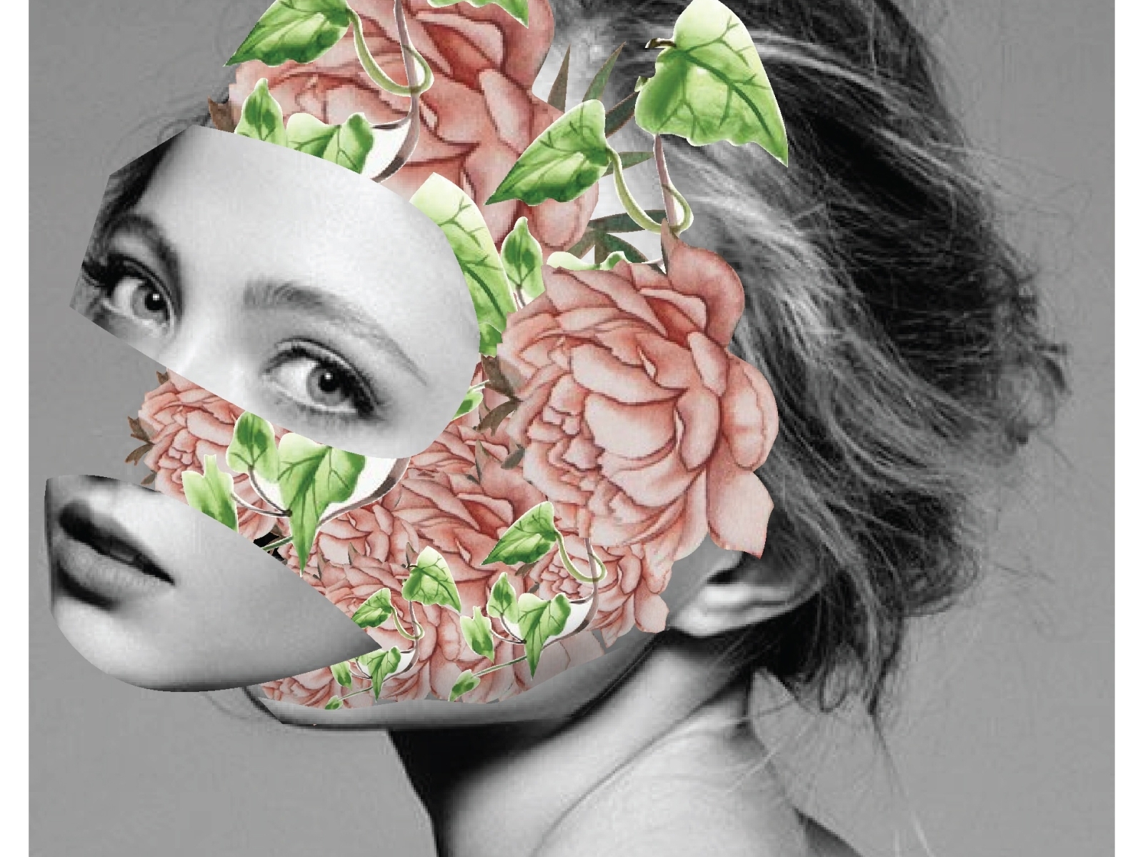 flower all over the face by Pragati on Dribbble