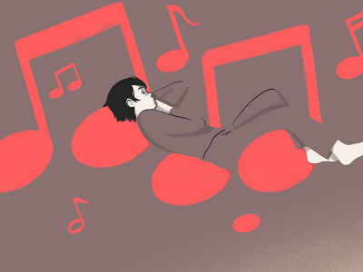 Music for sleep buzzfeed editorial illustration illustration music sleep