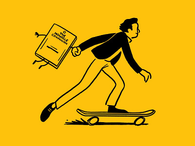 Monocle ads #12 book companion editorial illustration illustration monocle skate spot illustration