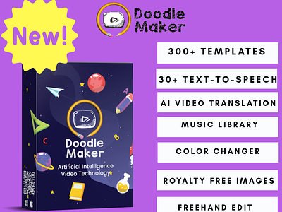 Doodle Maker artificial artificial intelligence doodle doodles sales sales video video video maker video marketing