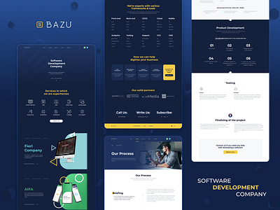 Main page of Bazu Company