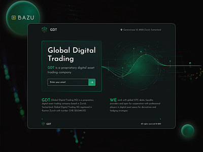 Global Digital Trading / Landing Page