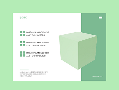 Green Cube | Goliath design ui web design