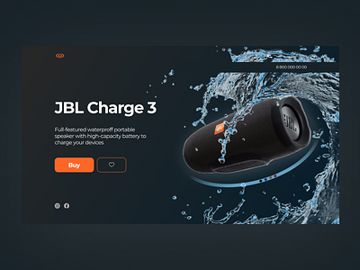 Home page JBL design jbl minimal sound ui ux web website