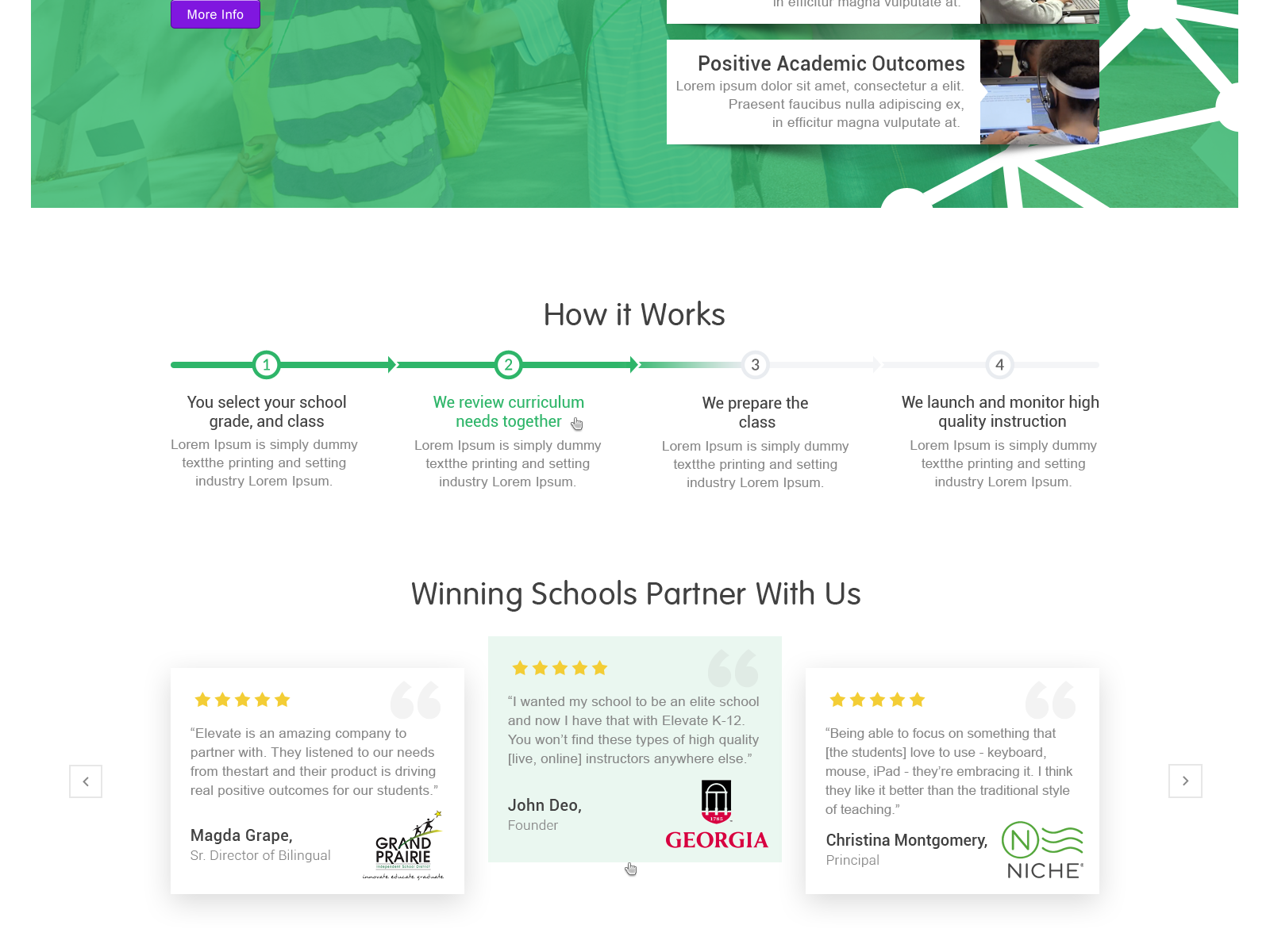 ELEVATE K12 by Omkar on Dribbble