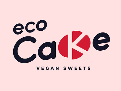 eco Cake branding design icon illustrator logo minimal vector