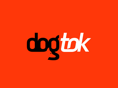 Dog Tok - forum of dog breeders design dog flat graphic design icon illustration illustrator logo minimal vector