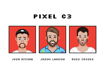Pixel C3 16bit character design illustration pixel pixel art portrait